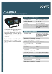 Notice Joy-It JDS6600 Générateur