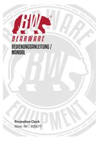 Notice Bearware 305677 Radio-réveil