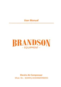 Notice Brandson 303495 Compresseur