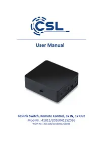 Notice CSL 301108 Commutateur