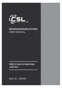 Notice CSL 305042 USB hub