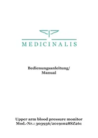 Notice Medicinalis 303936 Tensiomètre