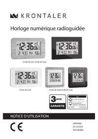 Notice GlobalTronics WC-RC-D-02 Radio-réveil