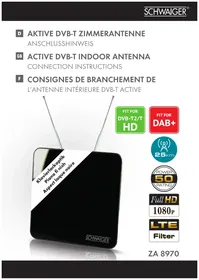 Notice Schwaiger ZA8970 Antenne TV