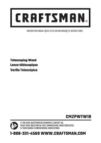 Notice Craftsman CMZPWTW18 Nettoyeur haute pressio
