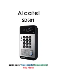 Notice ALCATEL SD601 Téléphone