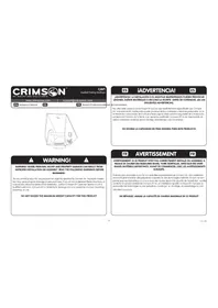 Notice Crimson CAV1 Support écran plat