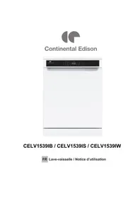 CONTINENTAL EDISON CELV1539IS - Lave-vaisselle