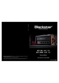 Notice BLACKSTAR HT-1R MK III Ampli guitare