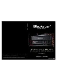 Notice BLACKSTAR HT-20RH MK III Ampli guitare
