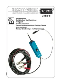 Notice Hazet 2152-5 Télécommande