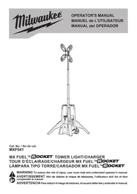 Notice MILWAUKEE MXF041 Lampe