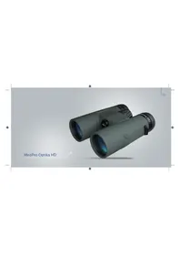 Notice Meopta MEOPRO OPTIKA HD Jumelles