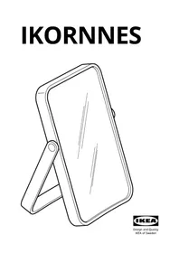 Notice IKEA IKORNNES 803.069.21 Mirroir