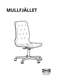 Notice IKEA MULLFJÄLLET 104.729.14 Chaise de bureau