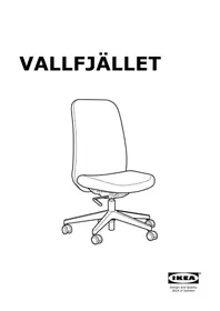 Notice IKEA VALLFJÄLLET 005.540.76 Chaise de bureau