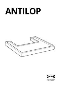 Notice IKEA ANTILOP 604.191.27 Chaise haute