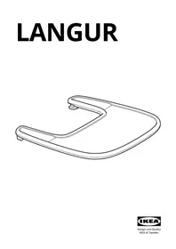 Notice IKEA LANGUR 203.308.15 Chaise haute