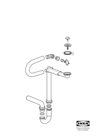 Notice IKEA BRÅVIKEN 701.955.51 Lavabo