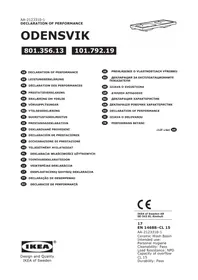 Notice IKEA ODENSVIK 801.356.13 Lavabo