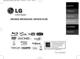 LG HB754CB - Audio System