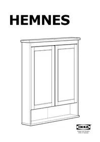 Notice IKEA HEMNES 102.176.74 Mirroir