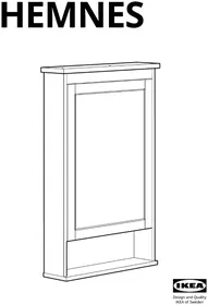 Notice IKEA HEMNES 002.176.79 Mirroir