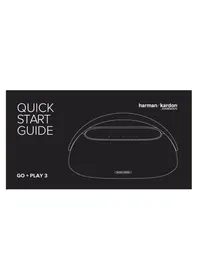 Notice HARMAN KARDON GO + PLAY 3 Haut-parleur