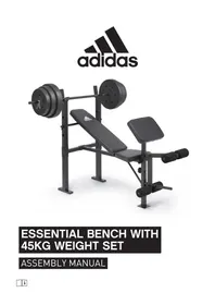 Notice ADIDAS ADBE-10452W Banc de musculation