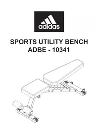 Notice ADIDAS ADBE-10341 Équipement de fitness