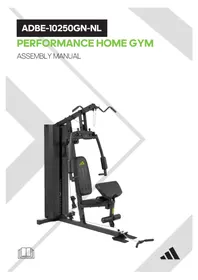 Notice ADIDAS ADBE-10250GN-NL Équipement de fitness