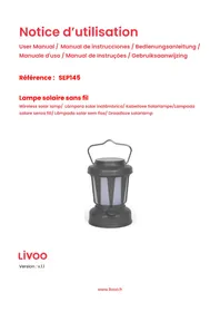 Notice LIVOO SEP145 Lampe