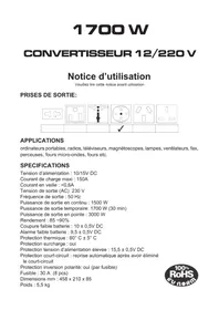 Notice PRESIDENT ACMA866 Non catégorisé