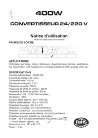 Notice PRESIDENT ACMA516 Non catégorisé