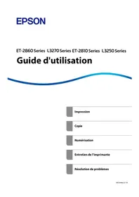 Notice EPSON ECOTANK ET-2862 Imprimante