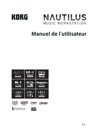 Notice KORG NAUTILUS 88 AT Synthétiseur