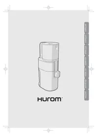 Notice Hurom H400 EASY CLEAN Extracteur de jus