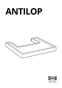 Notice IKEA ANTILOP 501.975.70 Chaise haute