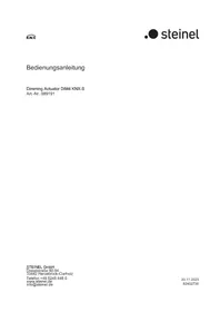 Notice STEINEL DIM4 KNX Maison intelligente