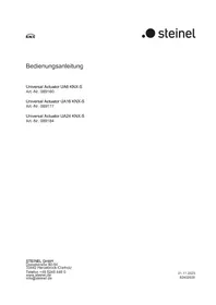 Notice STEINEL UA16 KNX Maison intelligente