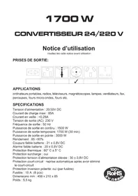 Notice PRESIDENT ACMA876 Non catégorisé