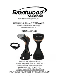 Notice Brentwood MPI-42BK Fer à repasser