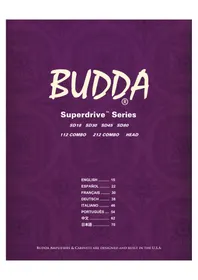 Notice Budda SUPERDRIVE 45 SERIES II 112 COMBO Non catégorisé