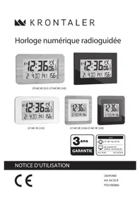 Notice GlobalTronics WC-RC-04 Radio-réveil