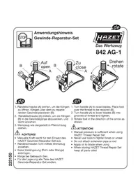 Notice Hazet 842AG-1 Outil à main