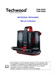 Notice TECHWOOD TAN-4588 Nettoyeur à vapeur