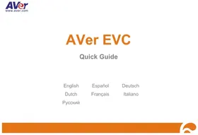 Notice AVer EVC300 Système de vidéo conférence