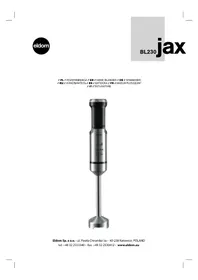 Notice Eldom JAX BL230 Blender