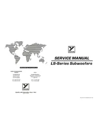 Notice YORKVILLE ELITE LS1208 Caisson de basses