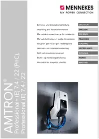 Notice Mennekes AMTRON PROFESSIONAL+ Chargeur allume-cigare